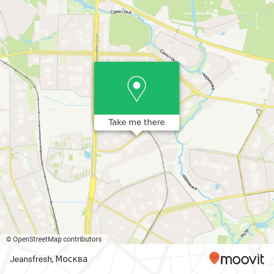 Карта Jeansfresh, Бибиревская улица, 10 Москва 127549
