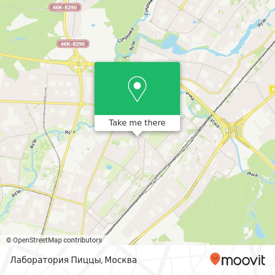 Карта Лаборатория Пиццы, Москва 129345
