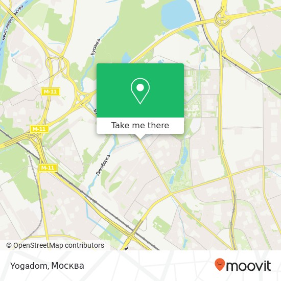 Карта Yogadom, Москва 125412
