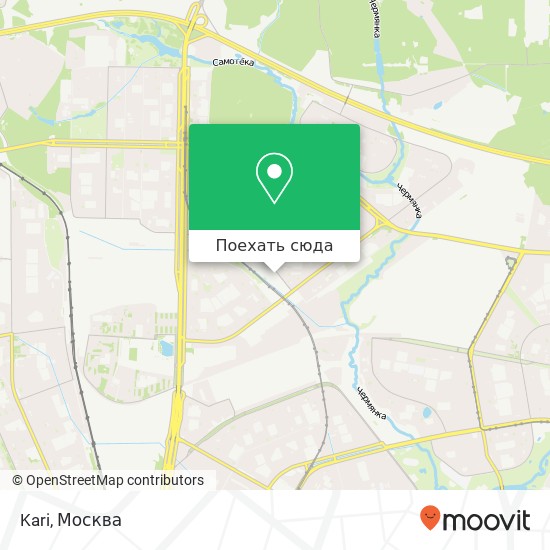 Карта Kari, улица Пришвина, 22 Москва 127560