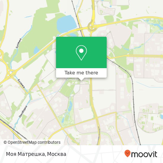 Карта Моя Матрешка, Москва 127411
