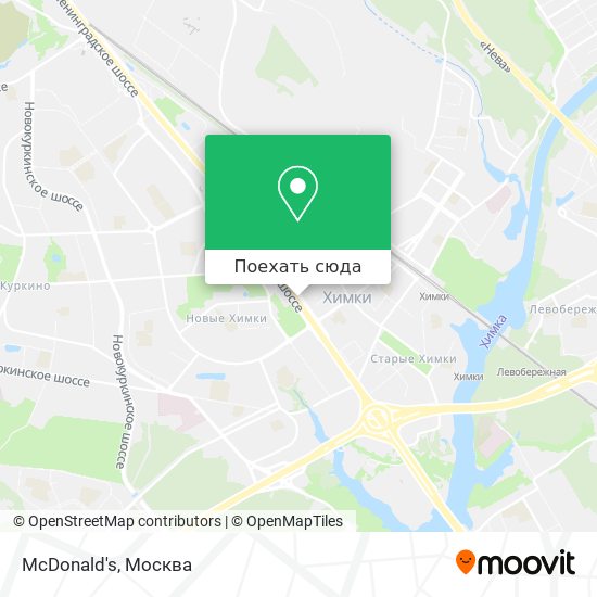 Карта McDonald's