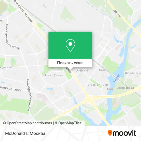 Карта McDonald's