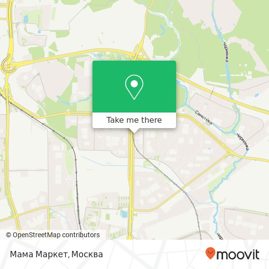 Карта Мама Маркет, Алтуфьевское шоссе, 80 Москва 127349
