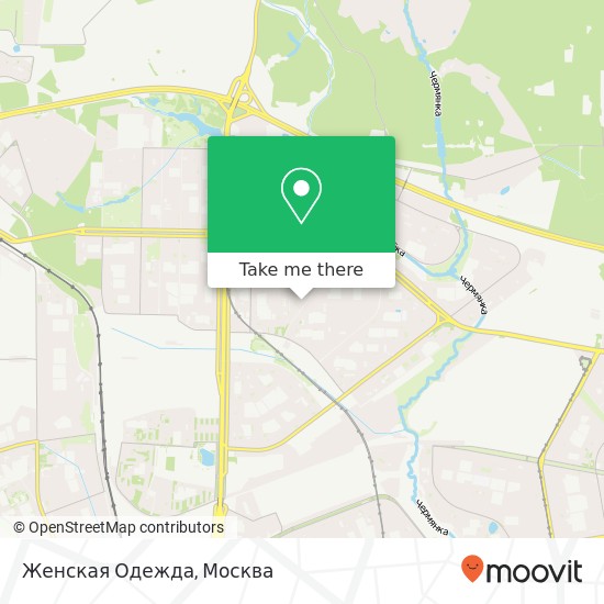 Карта Женская Одежда, Мурановская улица Москва 127349