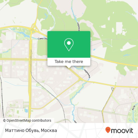 Карта Маттино Обувь, улица Лескова Москва 127560