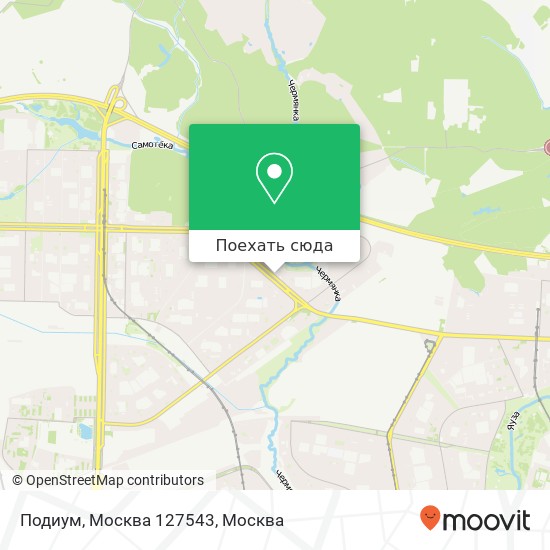 Карта Подиум, Москва 127543