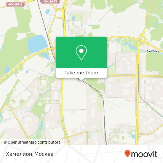 Карта Хамелион, Дубнинская улица Москва 127591