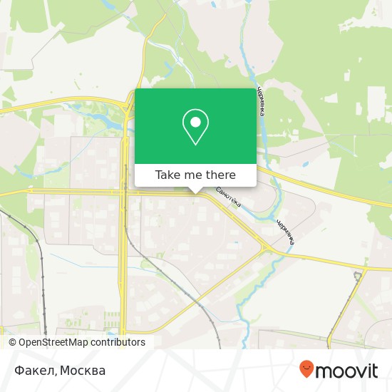 Карта Факел, улица Лескова, 14 Москва 127549