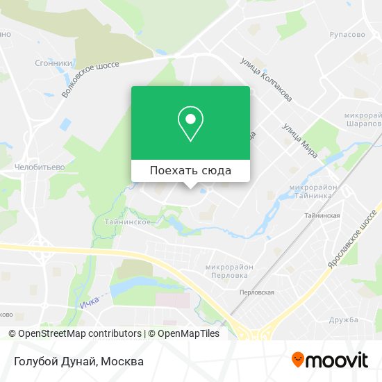 Карта Голубой Дунай