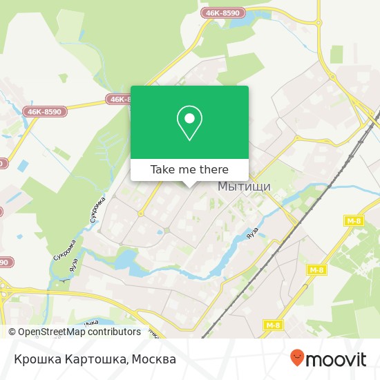 Карта Крошка Картошка, Мытищи 141021