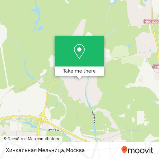 Карта Хинкальная Мельница, Северная улица Мытищи 141031