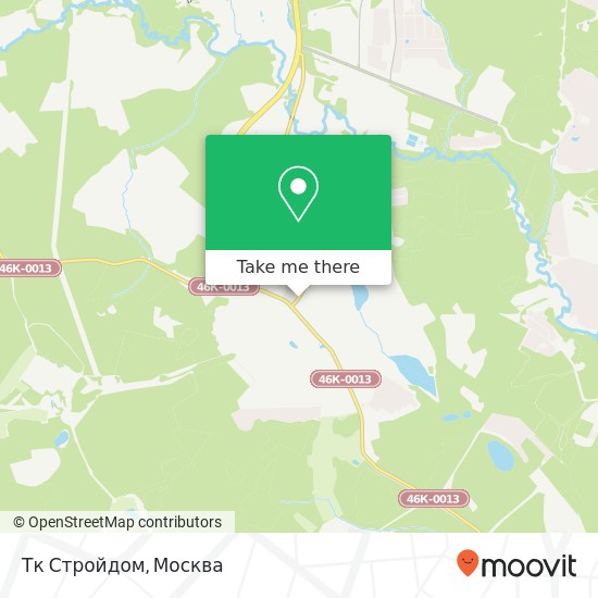 Карта Тк Стройдом, Берёзовая улица Солнечногорский район 141544