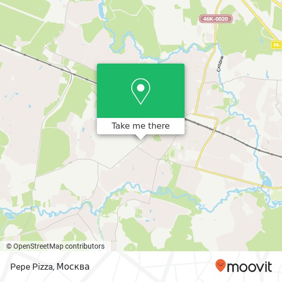 Карта Pepe Pizza, улица Некрасова, 2 Химки 141420