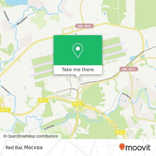 Карта Red Bar, Международное шоссе Химки 141446