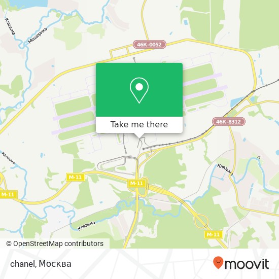 Карта chanel, Международное шоссе Химки 141446