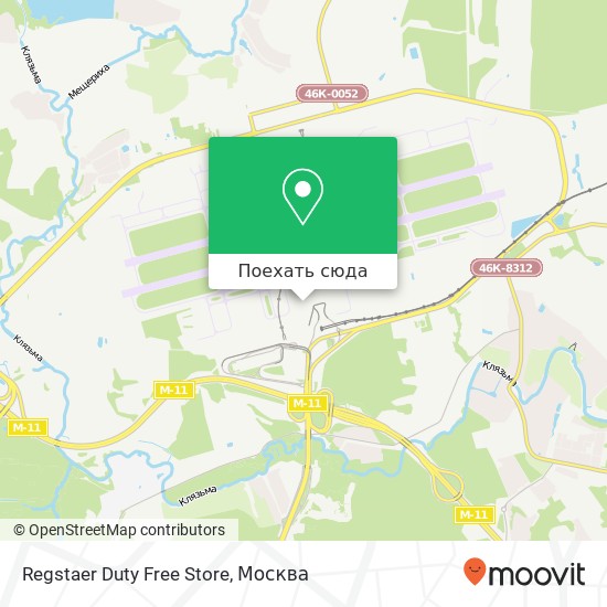 Карта Regstaer Duty Free Store, Международное шоссе Химки 141446