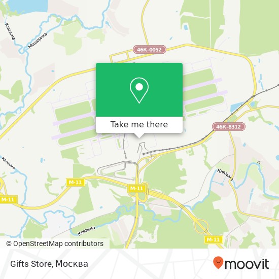 Карта Gifts Store, Международное шоссе Химки 141446