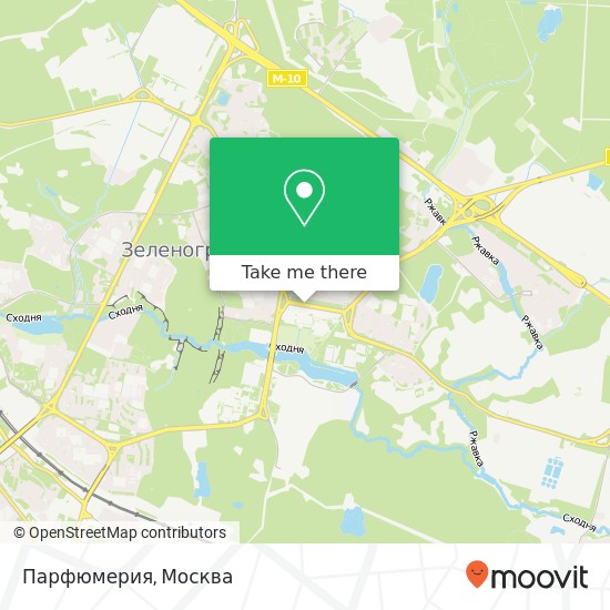 Карта Парфюмерия, Савелкинский проезд Москва 124482