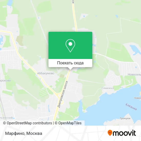 Карта Марфино