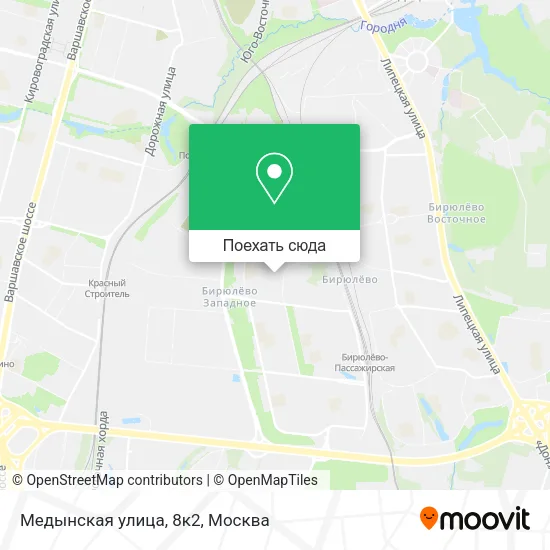 Карта Медынская улица, 8к2