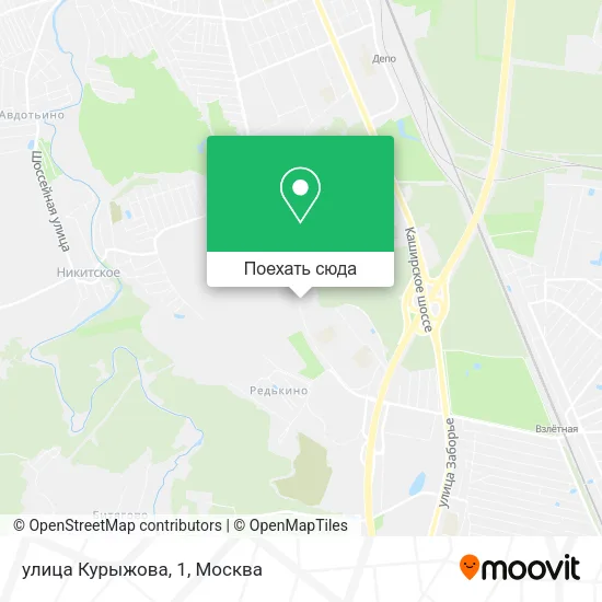 Карта улица Курыжова, 1