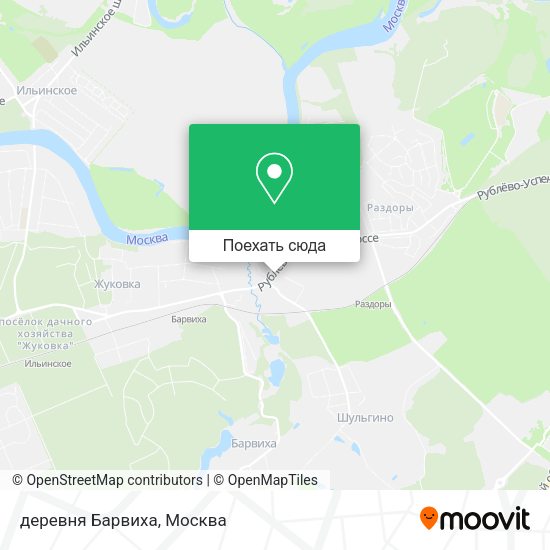 Карта деревня Барвиха