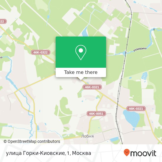 Карта улица Горки-Киовские, 1