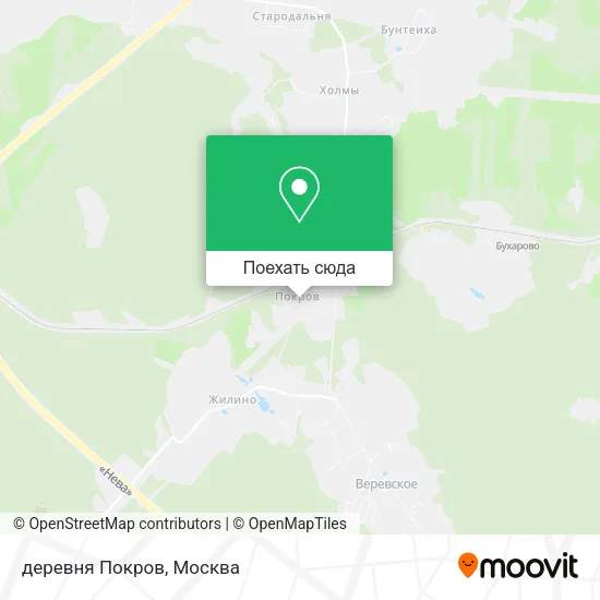 Карта деревня Покров