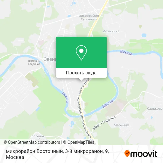Карта микрорайон Восточный, 3-й микрорайон, 9