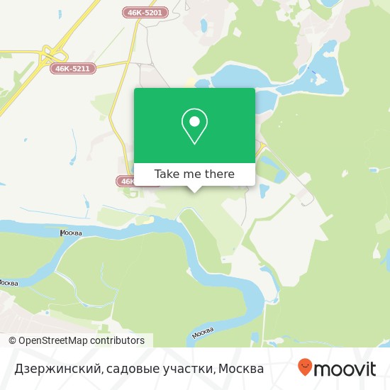 Карта Дзержинский, садовые участки
