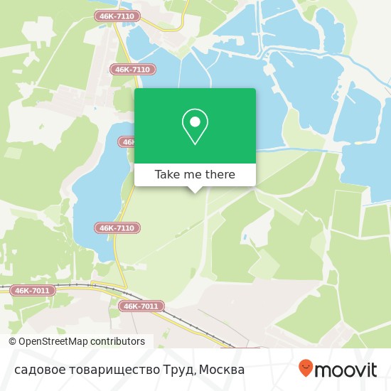 Карта садовое товарищество Труд