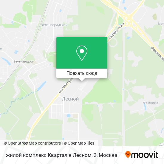 Карта жилой комплекс Квартал в Лесном, 2