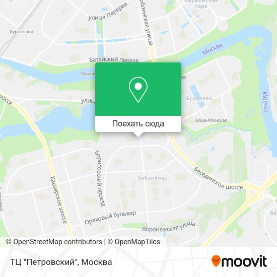 Карта ТЦ "Петровский"