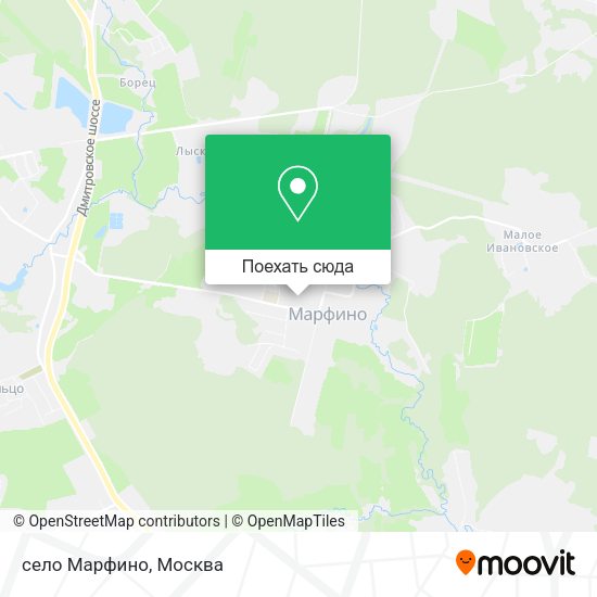 Карта село Марфино
