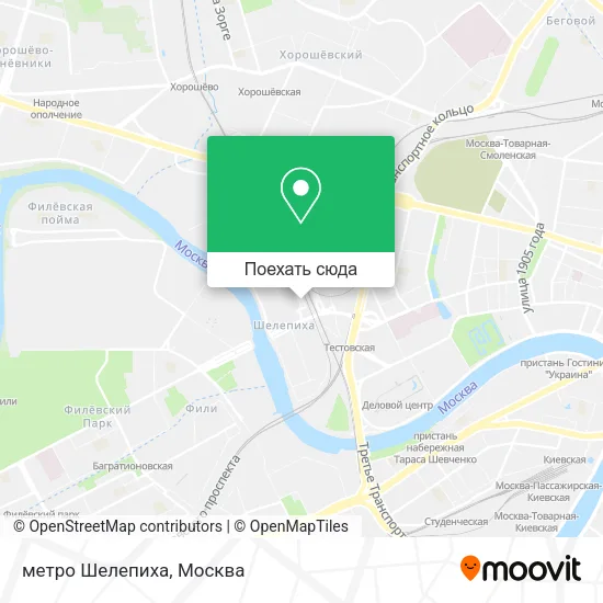 Карта метро Шелепиха