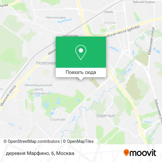 Карта деревня Марфино, 6