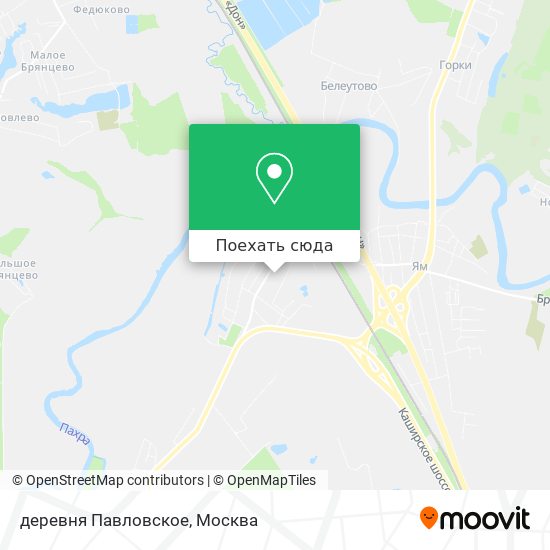 Карта деревня Павловское
