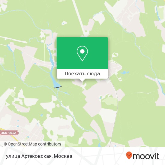 Карта улица Артековская