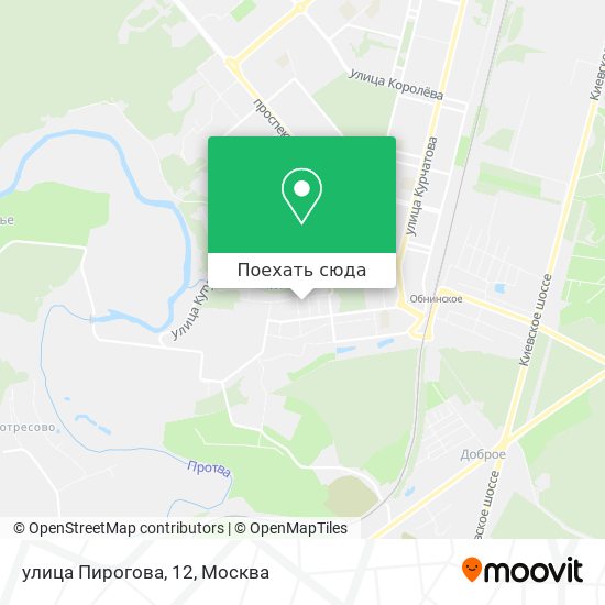 Карта улица Пирогова, 12