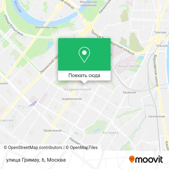 Карта улица Гримау, 6