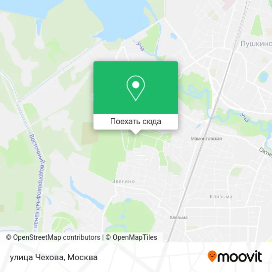 Карта улица Чехова