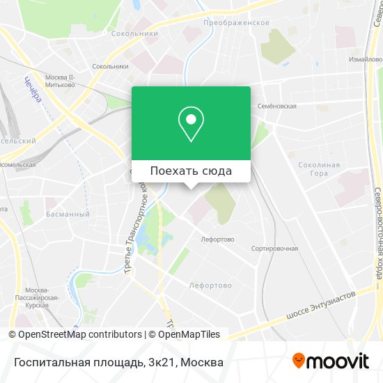 Москва госпитальная площадь 3. Лефортово больница 29. Госпиталь им. Бурденко на карте. 29 Больница на карте. Метро Лефортово до госпиталя Бурденко.