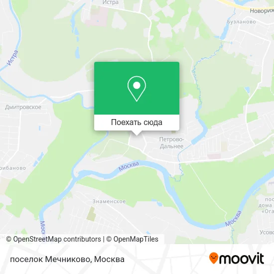 Карта поселок Мечниково