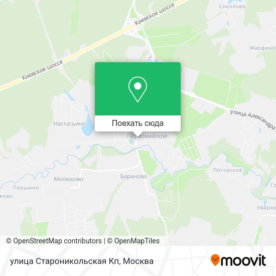 Карта улица Староникольская Кп