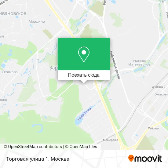 Карта Торговая улица 1