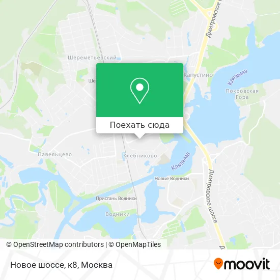 Карта Новое шоссе, к8