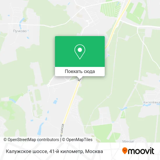 Карта Калужское шоссе, 41-й километр