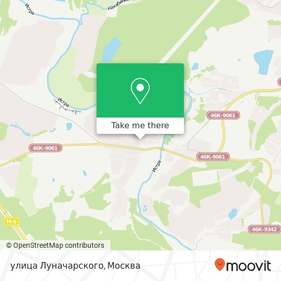 Карта улица Луначарского