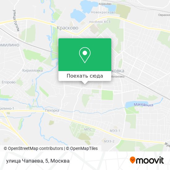 Карта улица Чапаева, 5